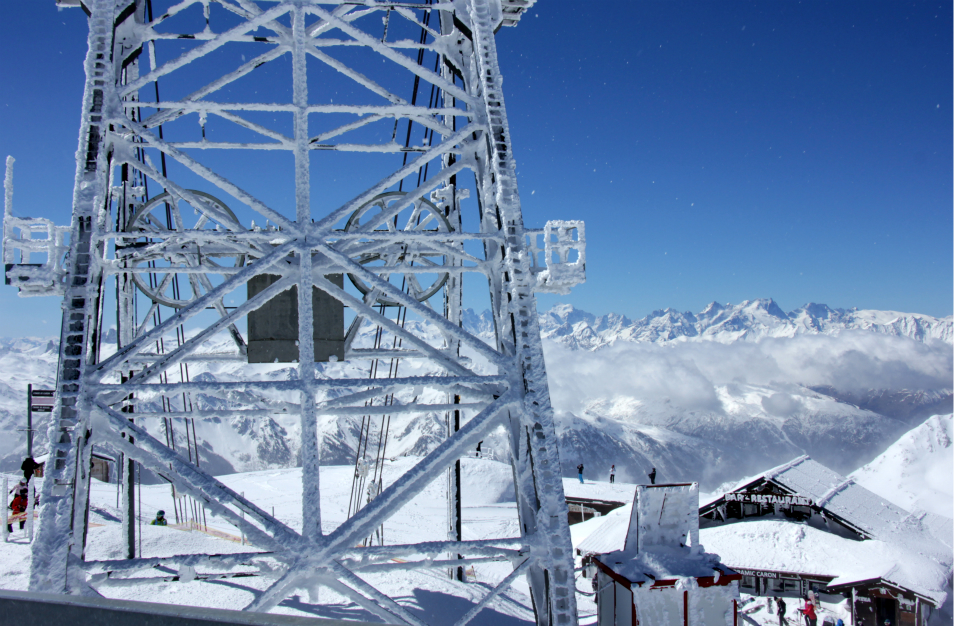 Top of the Cime de Caron, Val Thorens, April 2016 Top of the Cime de Caron, Val Thorens, April 2016