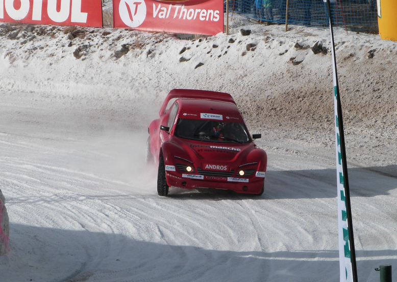 Ice driving circuit, Val Thorens Ice driving circuit, Val Thorens