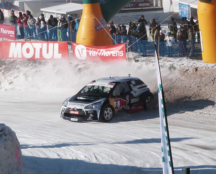 Sebastien Loeb at Trophée Andros, Val Thorens