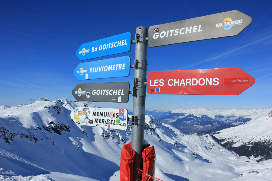 Top of 3 Valleys chairlift, Val Thorens Top of 3 Valleys chairlift, Val Thorens