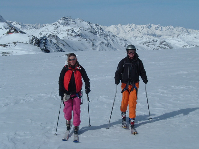 Touring skiing in Val Thorens