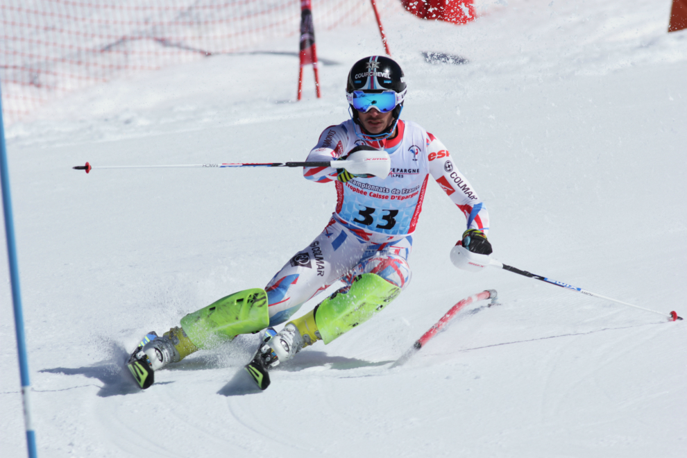 Slalom of the Combiné Alpin, Championnats de France, 30th March 2017, Louis Tuaire Slalom of the Combiné Alpin, Championnats de France, 30th March 2017, Louis Tuaire