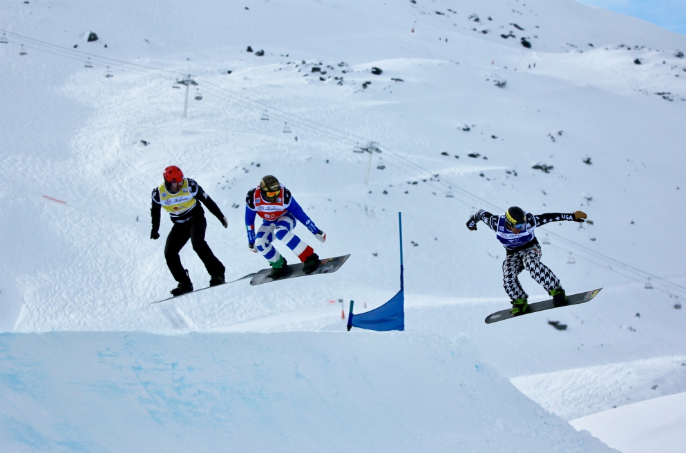 World Cup Snowboardcross in Val Thorens on 13th December 2017 World Cup Snowboardcross in Val Thorens on 13th December 2017