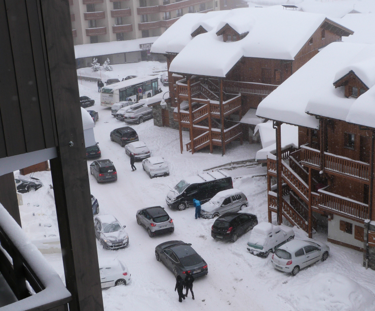 Traffic in Val Thorens
