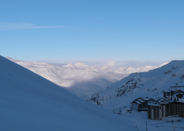 Belleville Valley from Val Thorens Belleville Valley from Val Thorens