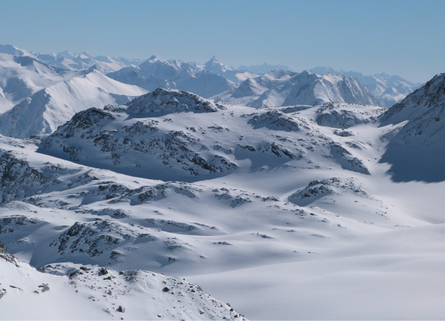 View from Col, Val Thorens View from Col, Val Thorens