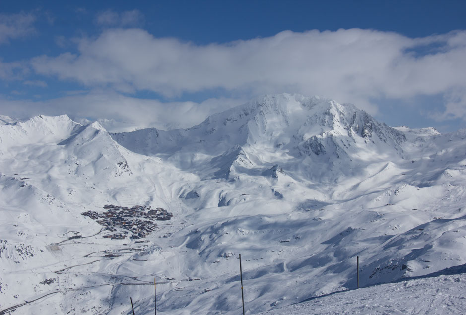 Val Thorens from La Masse, 21st Feb 2018 Val Thorens from La Masse, 21st Feb 2018