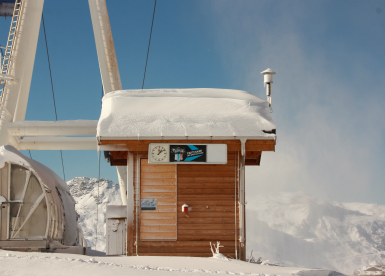Top of Campagnols magic carpet, Val Thorens Top of Campagnols magic carpet, Val Thorens